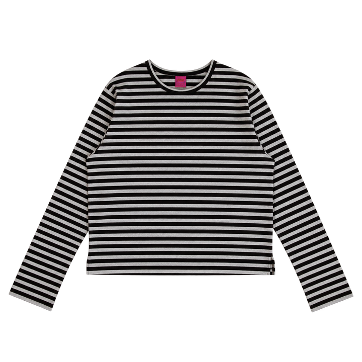 DS3 Grey Striped Tee