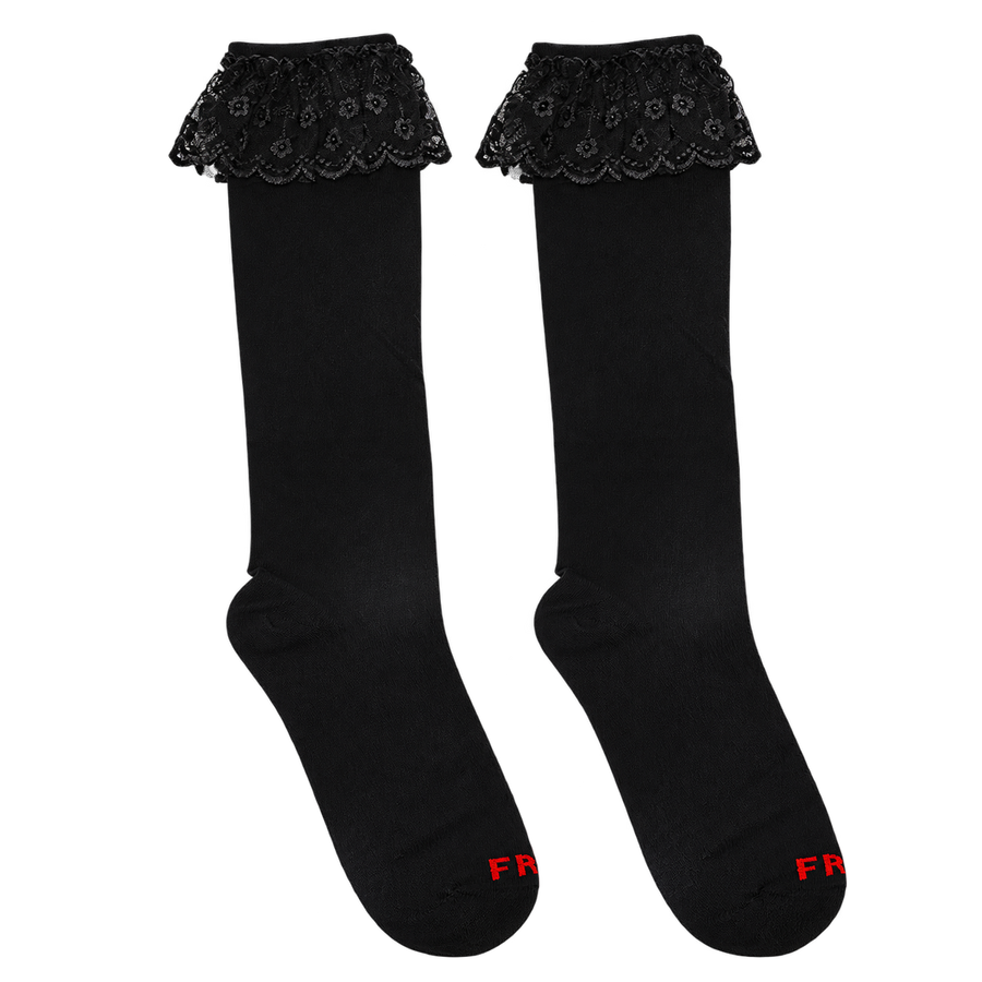 Regina Lace Socks (Black)