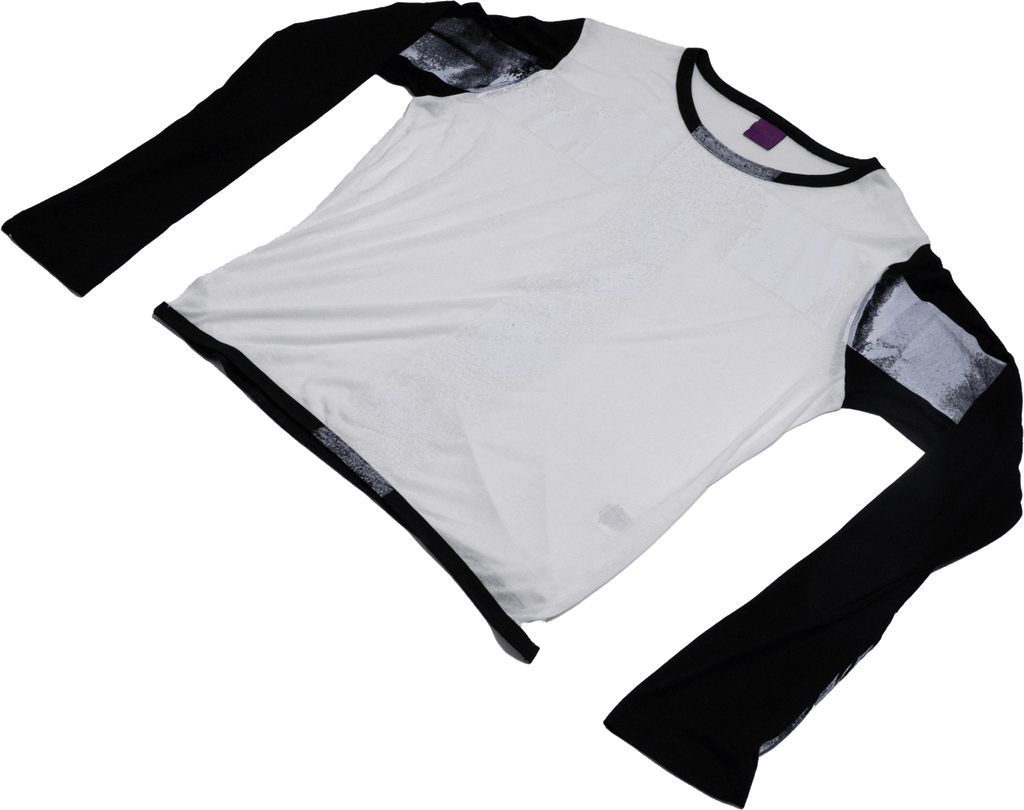Translucent Cross Long Sleeve