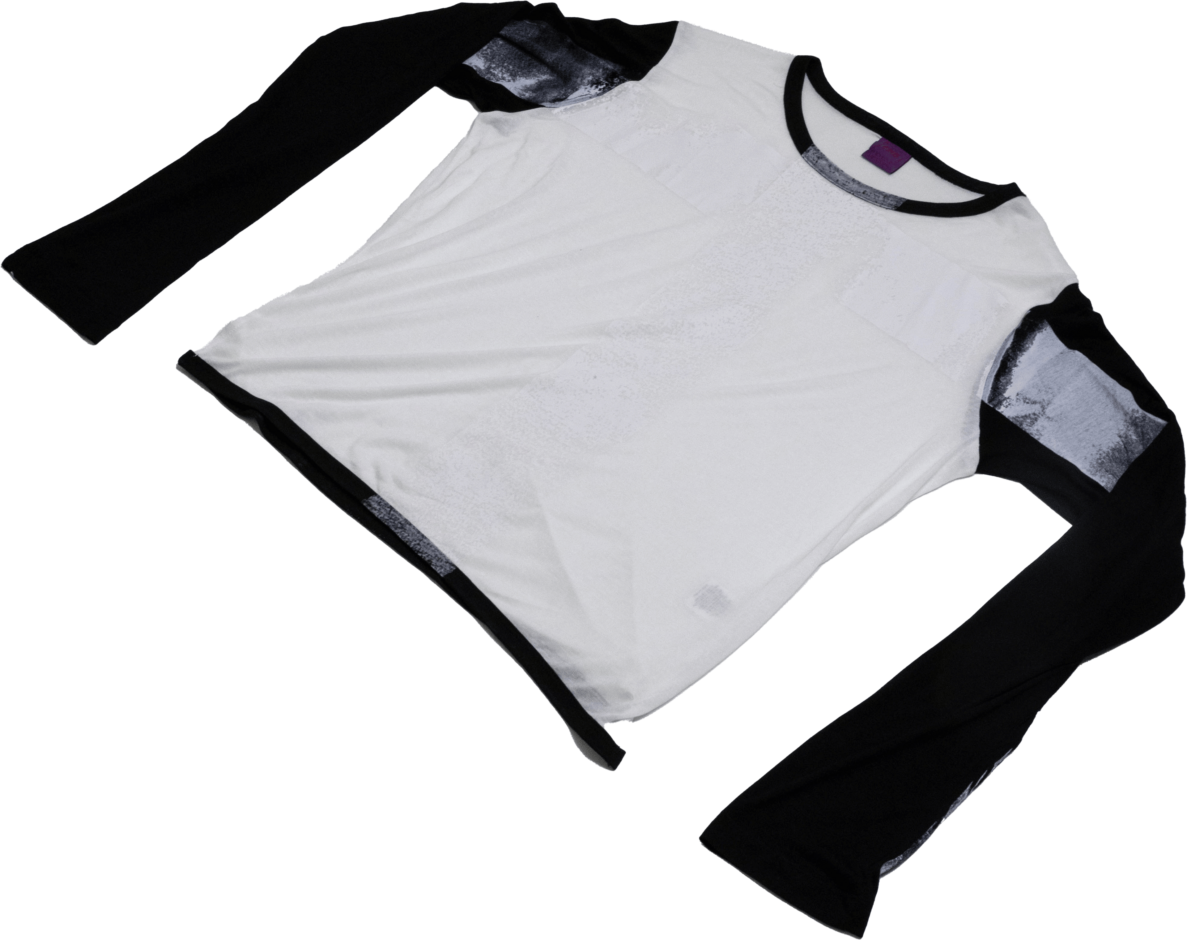 Translucent Cross Long Sleeve