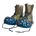 Studded Mickey Boots (White/Blue)