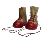 Mickey Boots (White/Red)