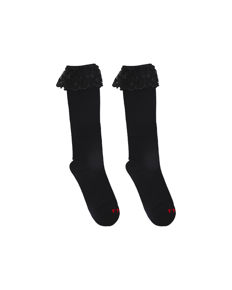 Regina Lace Socks (Black)