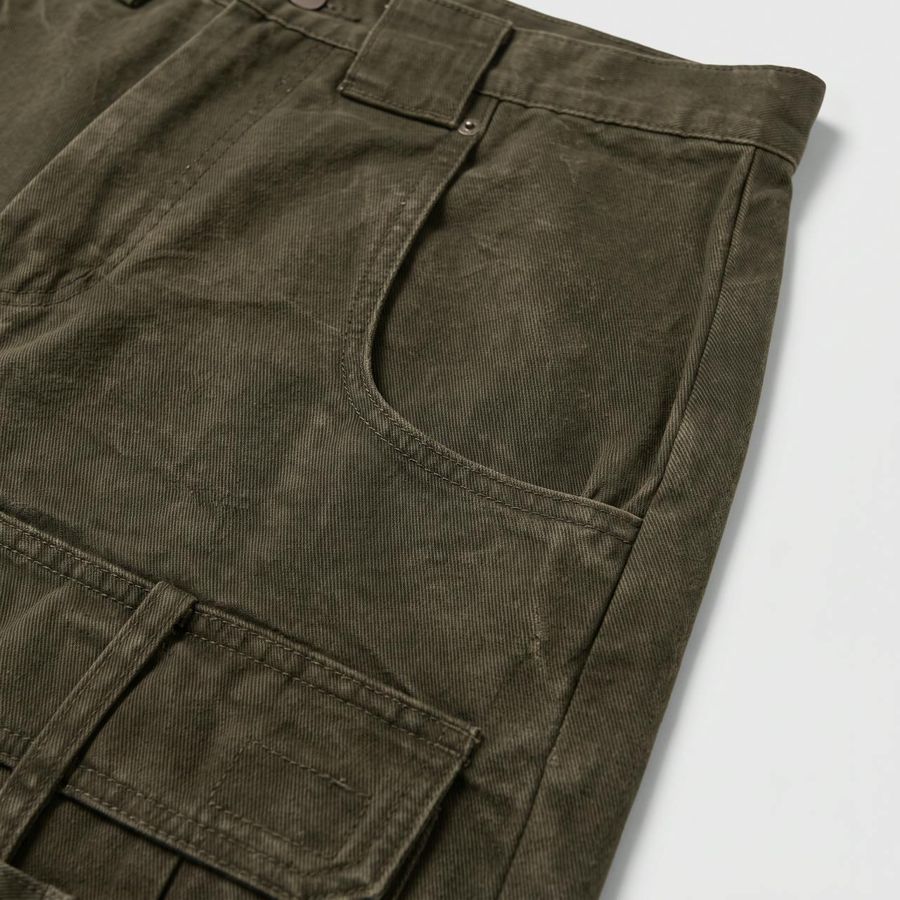 Agnolotti Cargo Shorts – Close-up: print / fabric