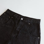 Big Denim Jhorts – Close-up: collar, cuff, hem