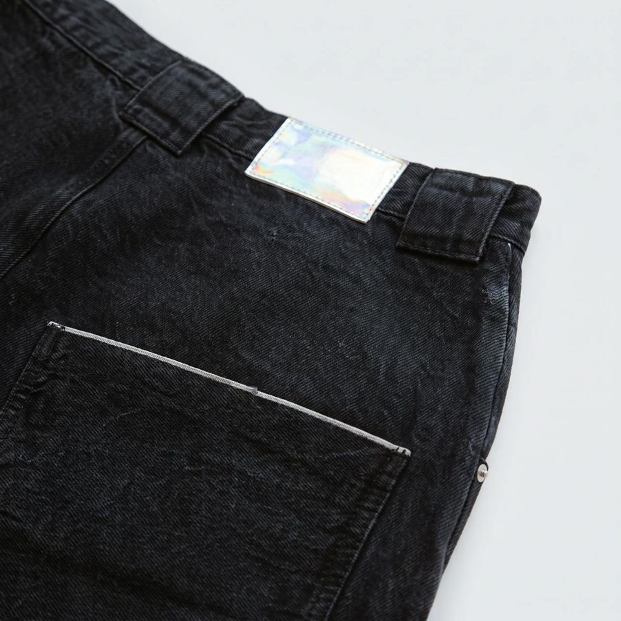 Big Denim Jhorts – Close-up: print / fabric