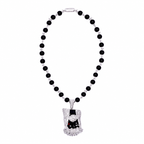Black Savior Jesus Piece Chain – standardized full product view