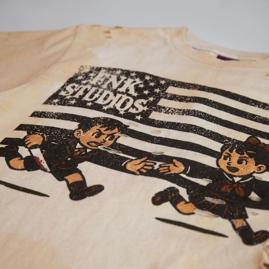 Dstry Us T Shirt – Close-up: print / fabric