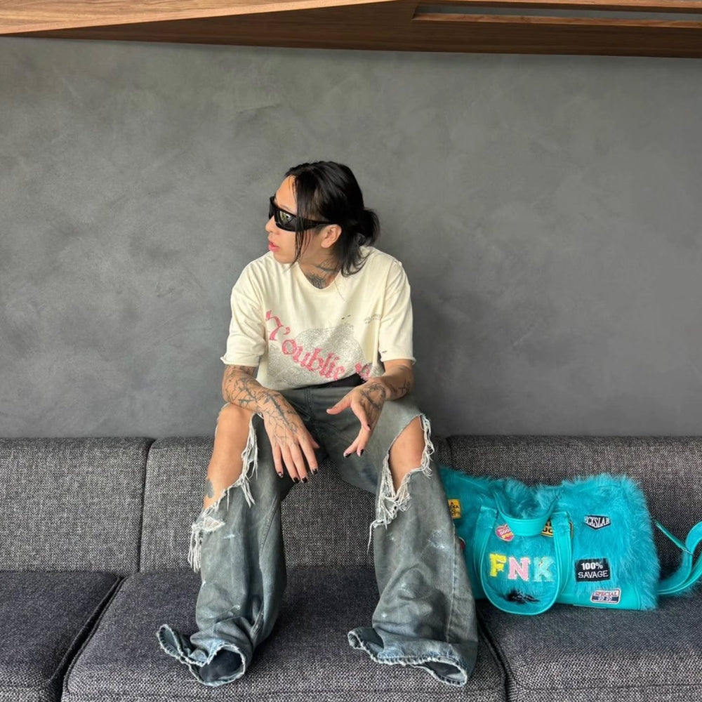 @kou_taro styling Big Leagues Duffle Fur Bag