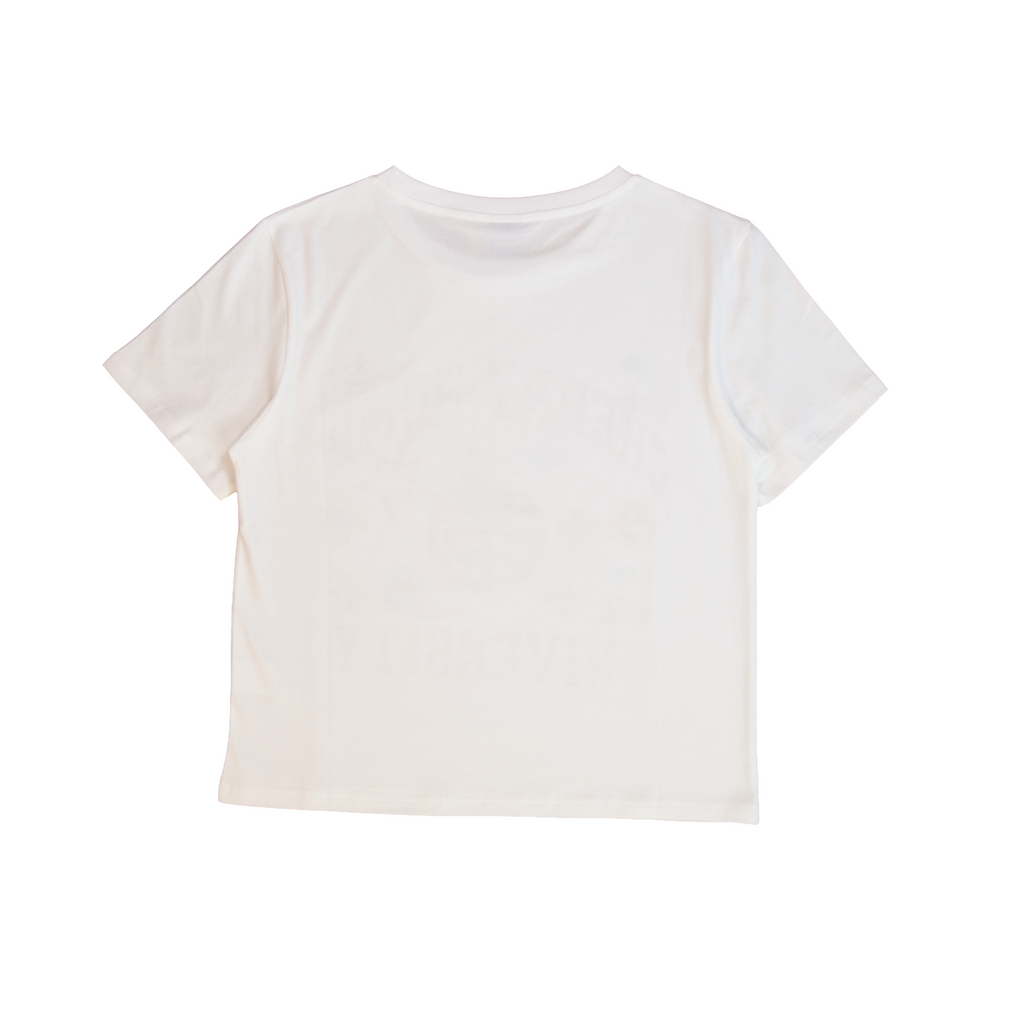 Vintage Alt cream jersey T-shirt – plain back view