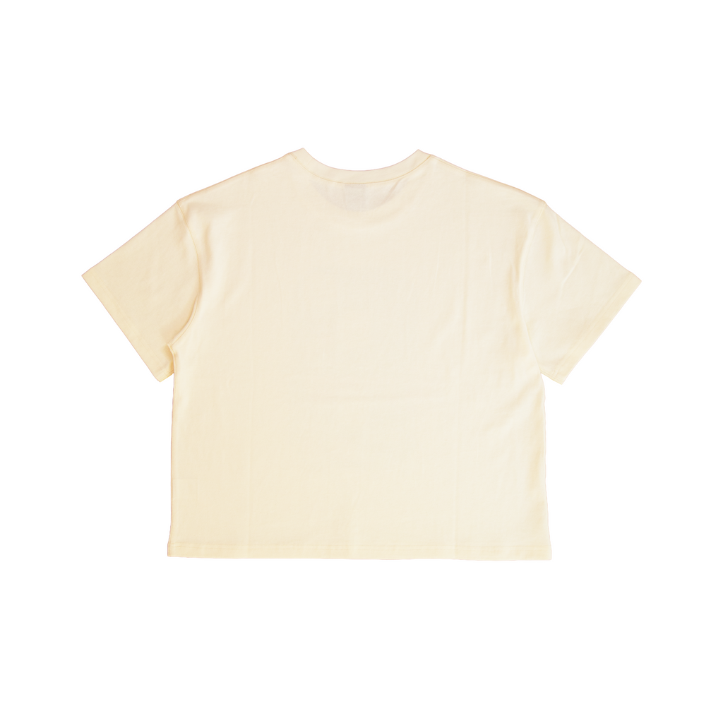 Kobe Monogram cream T-shirt – plain back view