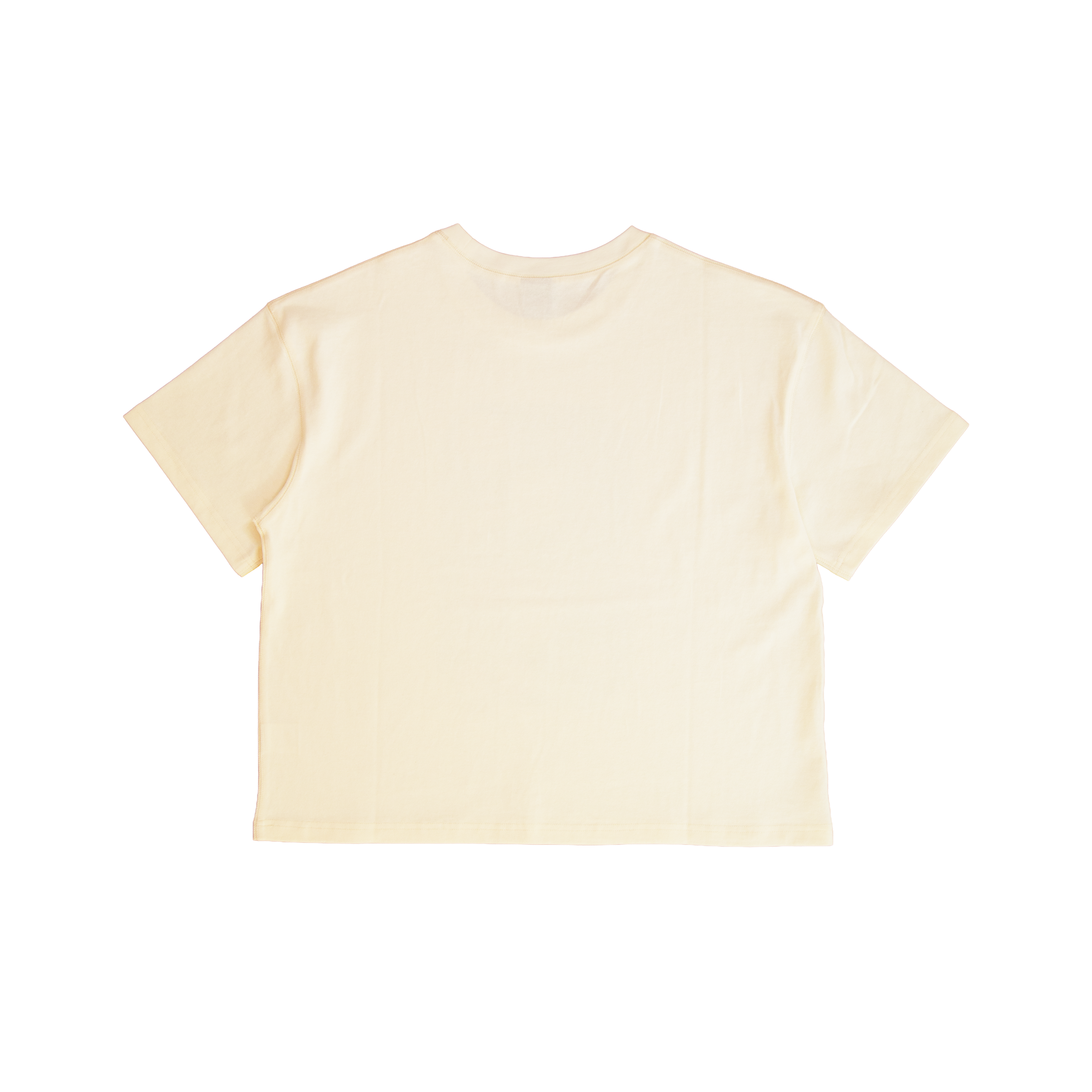 Kobe Monogram cream T-shirt – plain back view