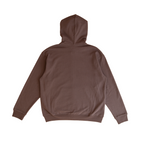 Outkast brown zip-up hoodie – plain back view