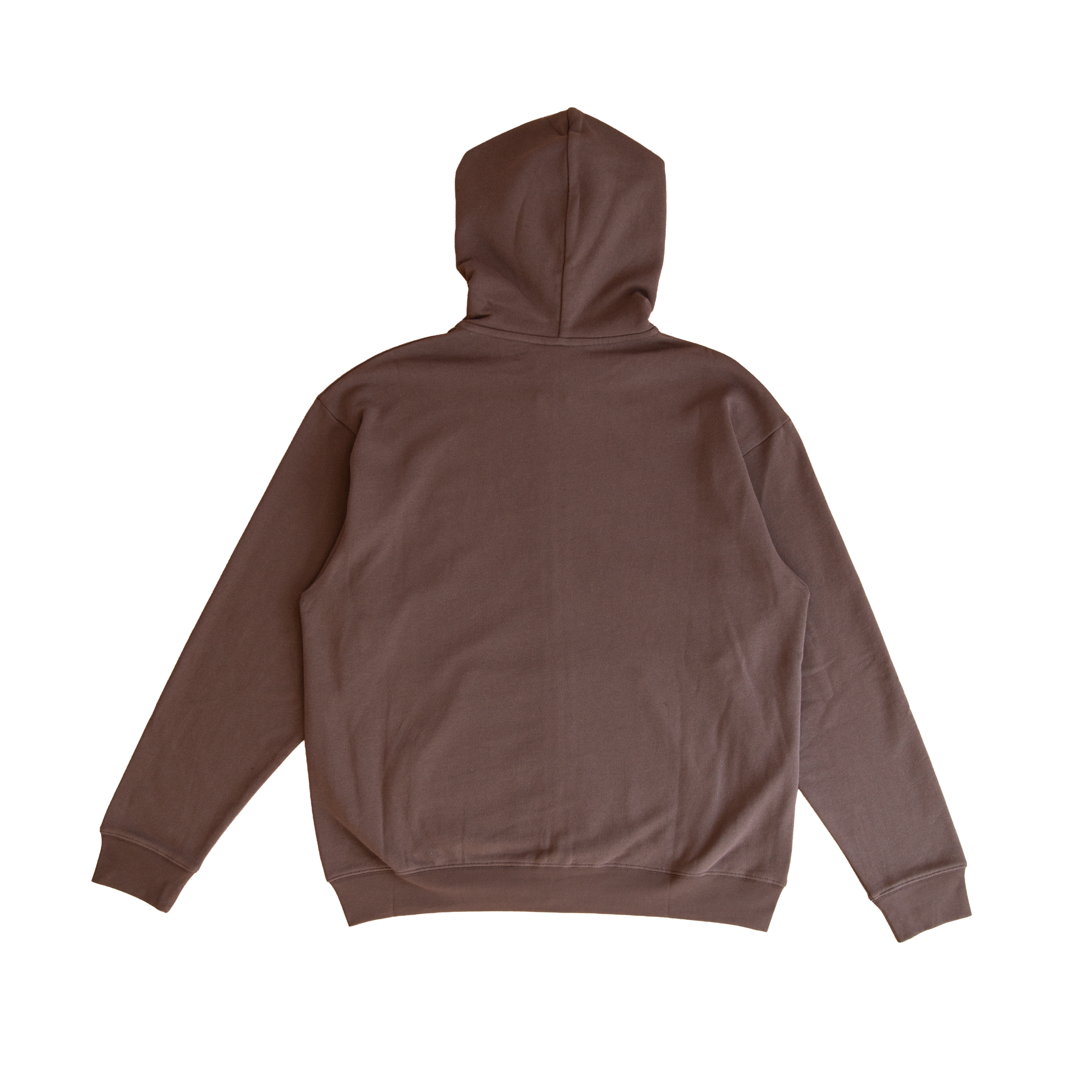 Outkast brown zip-up hoodie – plain back view