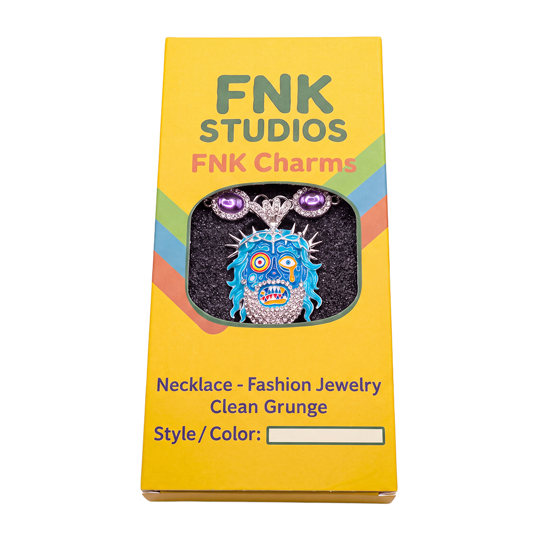 Guava Berry silver-tone statement chain – chain in FNK packaging