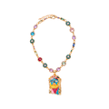Lucky Charm Mona Lisa gold-tone chain – full chain product view