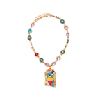 Lucky Charm Mona Lisa gold-tone chain – full chain product view