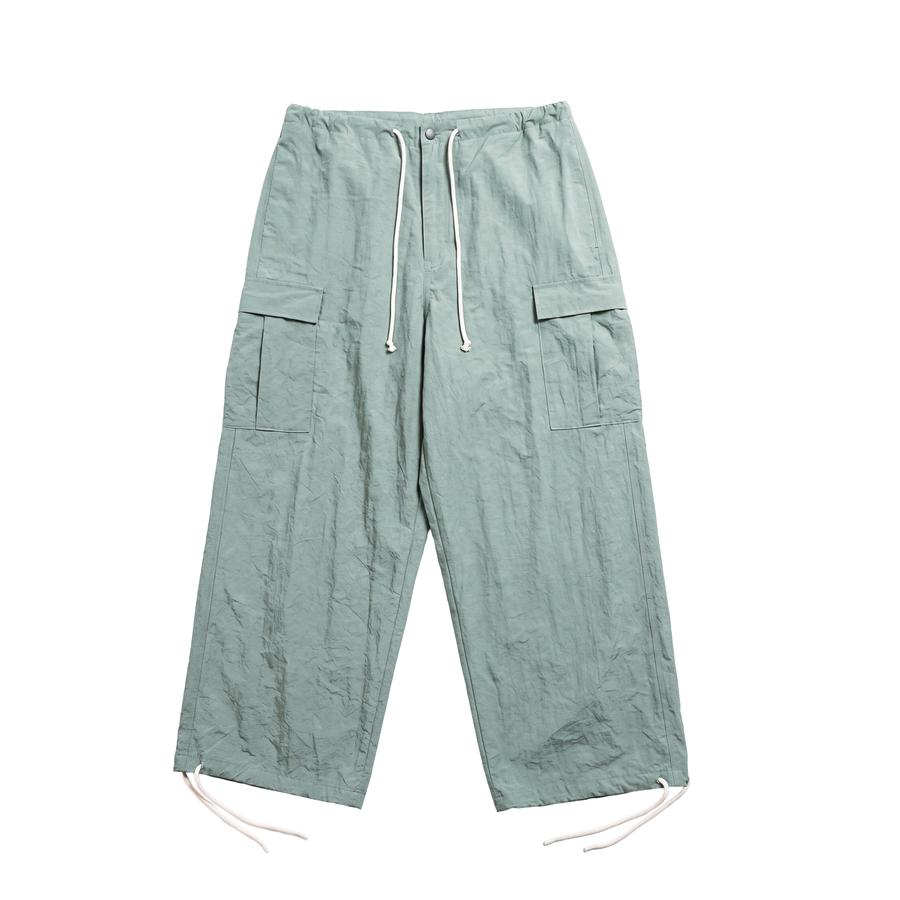 Dinner light sage cargo pants – front product view