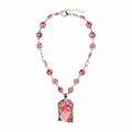 Pink Lemonade Mona Lisa Jesus Chain – standardized full product view