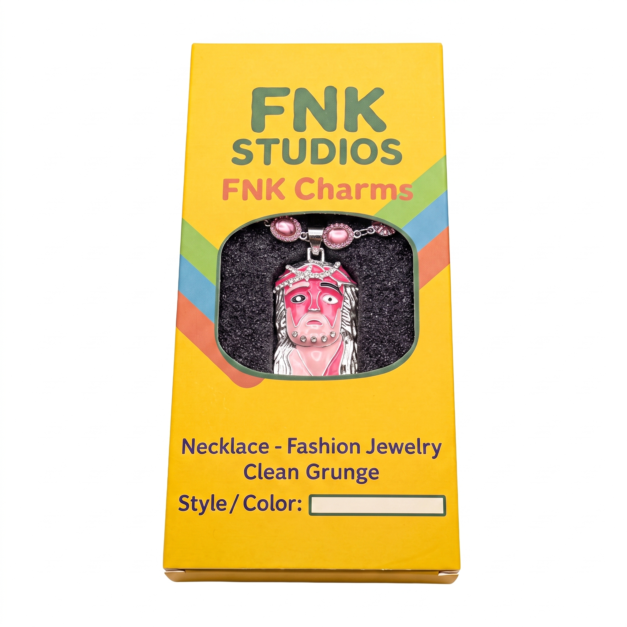 Pink Lemonade Mona Lisa Jesus Chain