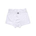 Regina white lace boxer briefs – front product view
